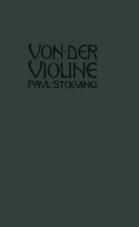 Stoeving | Von der Violine | E-Book | www.sack.de