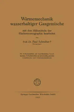 Schreiber |  Wärmemechanik wasserhaltiger Gasgemische | eBook | Sack Fachmedien