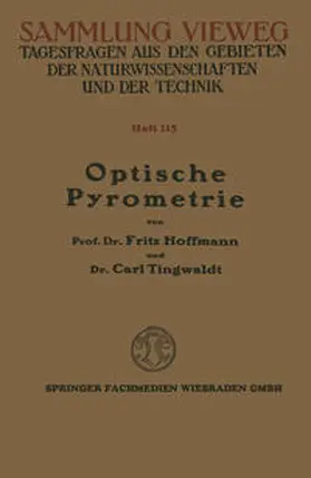 Hoffmann | Optische Pyrometrie | E-Book | www.sack.de