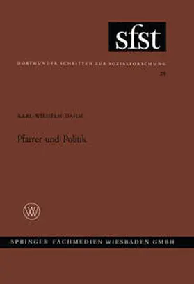 Dahm | Pfarrer und Politik | E-Book | www.sack.de