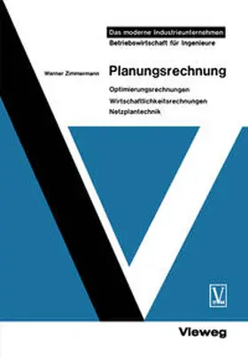 Zimmermann |  Planungsrechnung | eBook | Sack Fachmedien