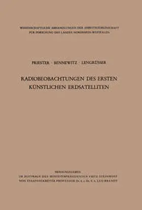 Priester | Radiobeobachtungen des ersten künstlichen Erdsatelliten | E-Book | www.sack.de
