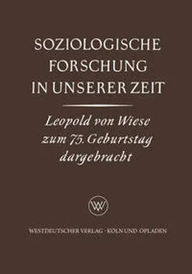 Specht |  Soziologische Forschung in Unserer Zeit | eBook | Sack Fachmedien