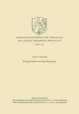 Trier | Wortgeschichten aus alten Gemeinden | E-Book | www.sack.de
