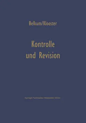 Belkum | Kontrolle und Revision bei automatischer Datenverarbeitung | E-Book | www.sack.de