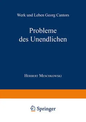 Meschkowski | Probleme des Unendlichen | E-Book | www.sack.de
