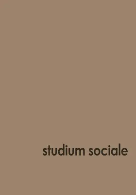 Müller | Studium Sociale | Buch | 978-3-663-03043-0 | www.sack.de