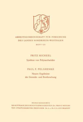 Micheel | Micheel, P: Synthese von Polysacchariden. Neuere Ergebnisse | Buch | 978-3-663-03077-5 | sack.de