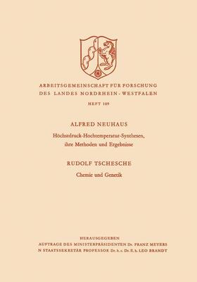 Neuhaus |  Neuhaus, A: Höchstdruck-Hochtemperatur-Synthesen, ihre Metho | Buch |  Sack Fachmedien