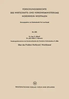 Alberti | Über das Problem Hartbrand - Weichbrand | Buch | 978-3-663-03271-7 | www.sack.de