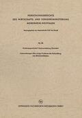 Loparo |  Forschungsgesellschaft Blechverarbeitung, D: Untersuchungen | Buch |  Sack Fachmedien