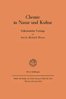 Meyer |  Chemie in Natur und Kultur | Buch |  Sack Fachmedien