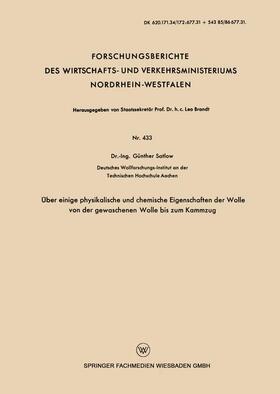 Satlow |  Satlow, G: Über einige physikalische und chemische Eigenscha | Buch |  Sack Fachmedien