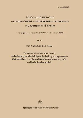 Graeser |  Graeser, E: Vergleichende Studie über die Art, die Bedeutung | Buch |  Sack Fachmedien