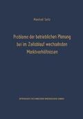 Seitz |  Seitz, M: Probleme der betrieblichen Planung bei im Zeitabla | Buch |  Sack Fachmedien