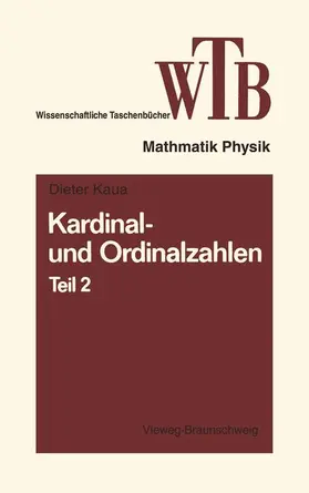 Klaua |  Kardinal- und Ordinalzahlen | Buch |  Sack Fachmedien