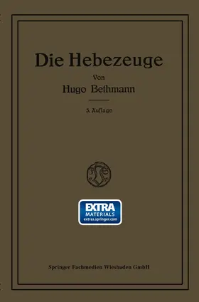 Bethmann |  Die Hebezeuge | Buch |  Sack Fachmedien