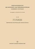 Weizel |  Weizel, W: Spektralanalyse durch Messung des Interferenz-Kon | Buch |  Sack Fachmedien