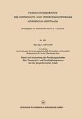 Schirmanski |  Schirmanski, S: Stand und Auswertung der Forschungsarbeiten | Buch |  Sack Fachmedien