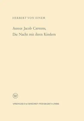 Einem | Asmus Jacob Carstens, Die Nacht mit ihren Kindern | E-Book | www.sack.de