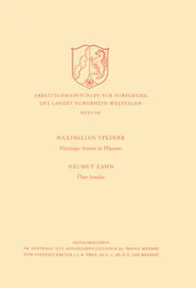 Steiner |  Flüchtige Amine in Pflanzen. Über Insulin | eBook | Sack Fachmedien
