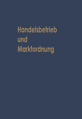Albach | Handelsbetrieb und Marktordnung | E-Book | www.sack.de