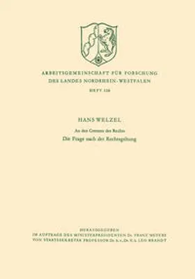 Welzel |  An den Grenzen des Rechts | eBook | Sack Fachmedien