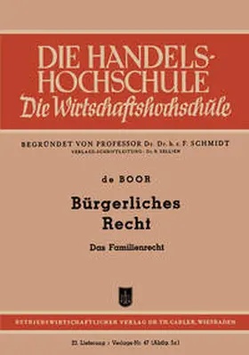 Boor |  Bürgerliches Recht | eBook | Sack Fachmedien
