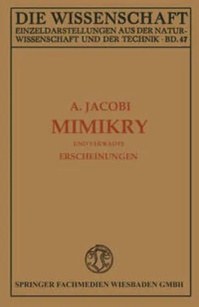 Jacobi |  Mimikry und Verwandte Erscheinungen | eBook | Sack Fachmedien