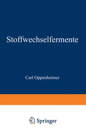 Oppenheimer |  Stoffwechselfermente | eBook | Sack Fachmedien