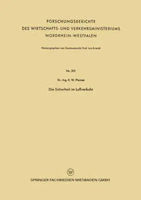 Pleines |  Die Sicherheit im Luftverkehr | eBook | Sack Fachmedien