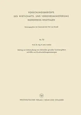 Leist | Beitrag zur Untersuchung von stehenden geraden Turbinengittern mit Hilfe von Druckverteilungsmessungen | E-Book | www.sack.de
