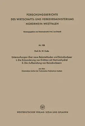 Fuchs |  Untersuchungen über neue Beizmethoden und Beizabwässer I. Die Entzunderung von Drähten mit Natriumhydrid. II. Die Aufbereitung von Beizabwässern | eBook | Sack Fachmedien