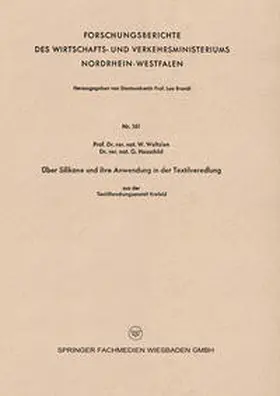 Weltzien | Über Silikone und ihre Anwendung in der Textilveredlung | E-Book | www.sack.de