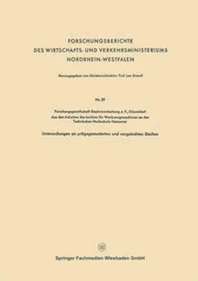 Brandt |  Forschungsberichte des Wirtschafts- und Verkehrsministeriums Nordrhein-Westfalen | eBook | Sack Fachmedien