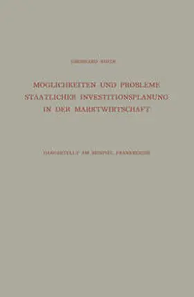 Rhein |  Möglichkeiten und Probleme Staatlicher Investitionsplanung in der Marktwirtschaft | eBook | Sack Fachmedien