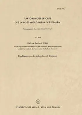 Wilken | Das Biegen von Innenborden mit Stempeln | E-Book | sack.de