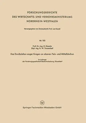 Kienzle |  Das Durchziehen enger Kragen an ebenen Fein- und Mittelblechen | eBook | Sack Fachmedien