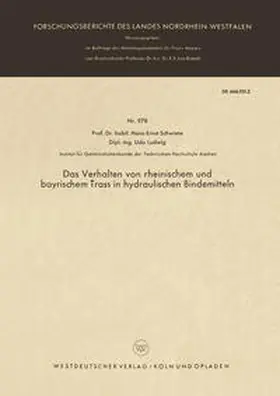 Schwiete | Das Verhalten von rheinischem und bayrischem Trass in hydraulischen Bindemitteln | E-Book | www.sack.de
