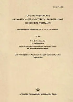 Jenckel |  Das Verkleben von Aluminium mit carboxylsubstituierten Polystyrolen | eBook | Sack Fachmedien