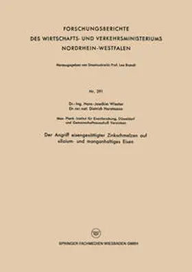 Wiester | Der Angriff eisengesättigter Zinkschmelzen auf silizium- und manganhaltiges Eisen | E-Book | www.sack.de