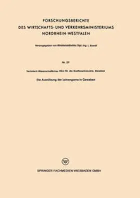  Die Ausnützung der Leinengarne in Geweben | eBook | Sack Fachmedien