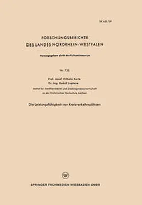 Korte |  Die Leistungsfähigkeit von Kreisverkehrsplätzen | eBook | Sack Fachmedien