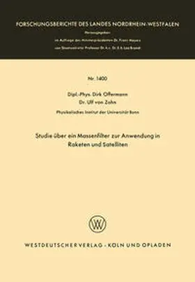 Offermann |  Studie über ein Massenfilter zur Anwendung in Raketen und Satelliten | eBook | Sack Fachmedien