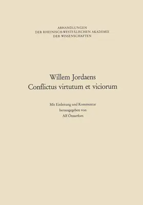 Önnerfors |  Willem Jordaens Conflictus virtutum et viciorum | Buch |  Sack Fachmedien