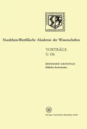 Großfeld |  Großfeld, B: Bildhaftes Rechtsdenken | Buch |  Sack Fachmedien