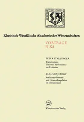 Starlinger |  Transposition: Ein neuer Mechanismus zur Evolution. Antikörperdiversität und Netzwerkregulation im Immunsystem | eBook | Sack Fachmedien