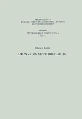 Rusten |  Dionysius Scytobrachion | eBook | Sack Fachmedien