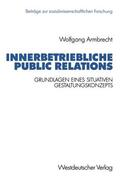 Armbrecht |  Armbrecht, W: Innerbetriebliche Public Relations | Buch |  Sack Fachmedien