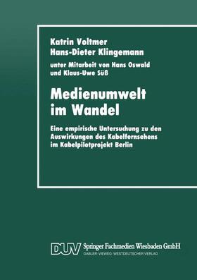 Katrin Voltmer |  Medienumwelt im Wandel | Buch |  Sack Fachmedien
